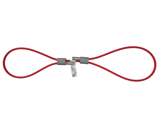 Cordino di sicurezza in acciaio, alta resistenza per tubi flessibili