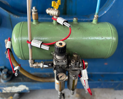 Compressor, pipe explosion